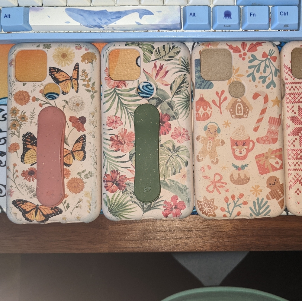Pixel 5 Pela Butterfly Case with grip
